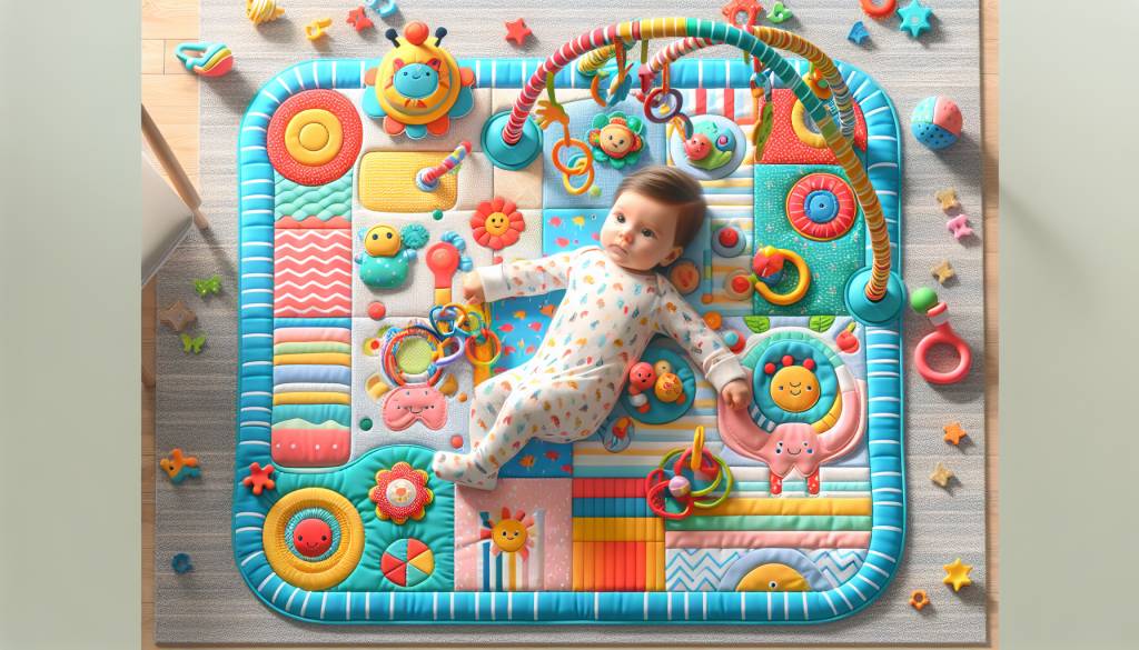 Tapis d’éveil : stimuler les sens de bébé en sécurité